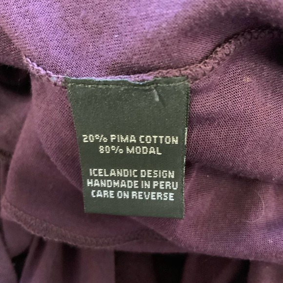 Elm Design Purple Tank Maxi Dress Pima Cotton Modal Blend sz M Icelandic Design - Picture 8 of 10